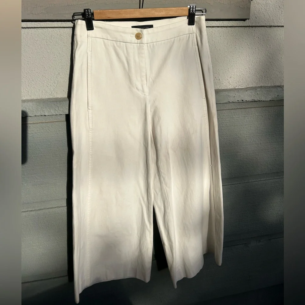 Ann Taylor White Marina Pant - Picture 2 of 3